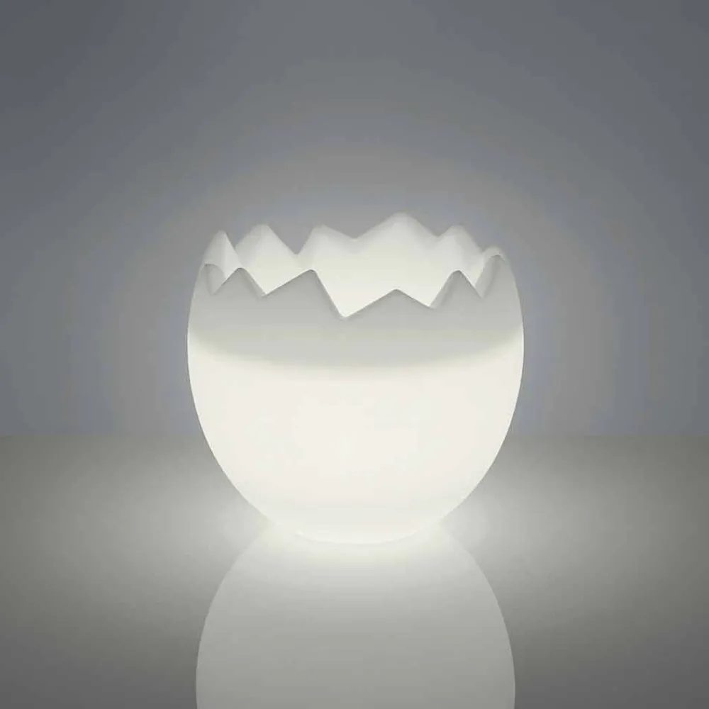 SLIDE Lichtmöbel-Strahlend weißer Eiskübel Kalimera, hergestellt in Italien