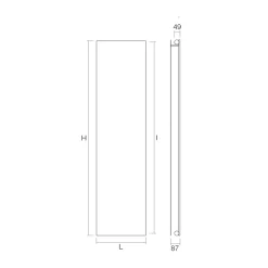 Viadurini Radiators Hybrid Heizkörper-Strahlungsplatte mit gemischtem System aus Kohlenstoffstahl, hergestellt in Italien – Bigne
