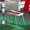 Viadurini Living Vintage Stühle-Stuhl aus Kunstleder mit italienischer Flagge in modernem Design Banda