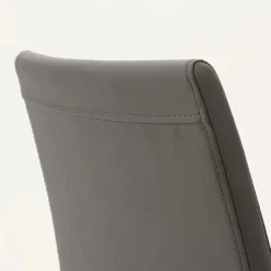 Viadurini Moderne Stühle-Stuhl aus Metall in Kusteleder bezogen Caserta, modernes Design