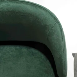 Viadurini Living Moderne Stühle-Stuhl aus Samt mit Sockel aus schwarz lackiertem Metall, 2 Stück - Havanna