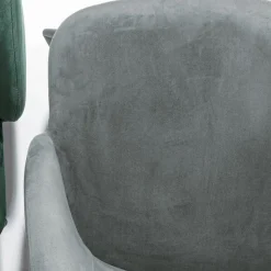 Viadurini Living Moderne Stühle-Stuhl aus Samt mit Sockel aus schwarz lackiertem Metall, 2 Stück - Havanna