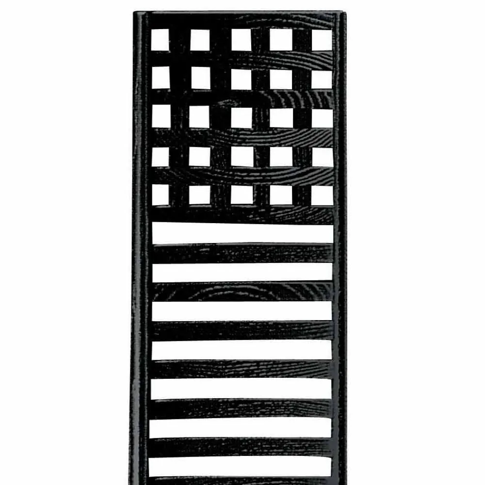 Viadurini Living Moderne Stühle-Stuhl aus schwarz lackierter Esche mit Sitz aus Baumwolle Made in Italy - Merapio