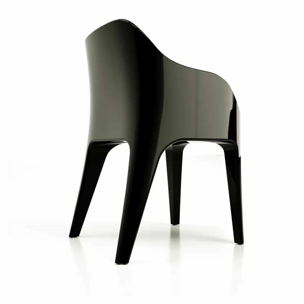 Viadurini Design Moderne Stühle-Stuhl aus Solid Surface® in modernem Design Pointer Made in Italy