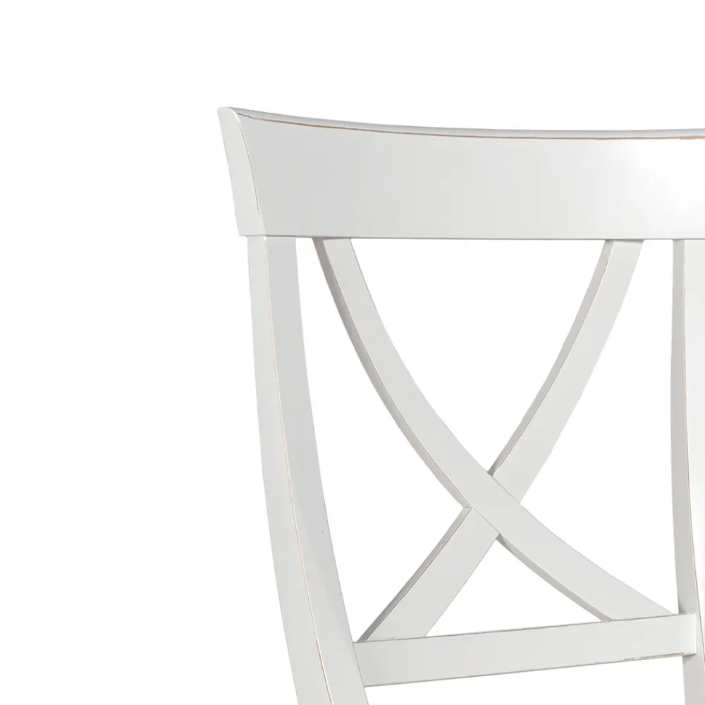 Viadurini Classic Klassische Stühle-Stuhl aus weißem Holz und Juma-Beige-Stoff, hergestellt in Italien – Diamante