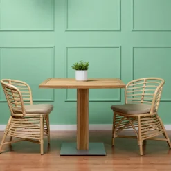 Viadurini in the Garden Gartenstühle Rattan-Stuhl für den Garten aus natürlichem Rattan mit Kissen inklusive - Torvi