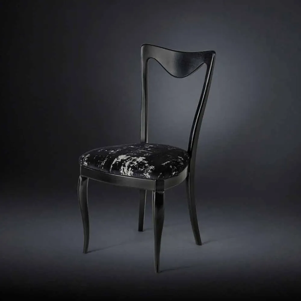 Viadurini Living Klassische Stühle-Stuhl im 2er Set mit Samt-Stoffbezug Frida