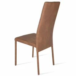 Viadurini Living Moderne Stühle-Stuhl mit hoher Rückenlehne, modernes Design, Becca, made in Italy