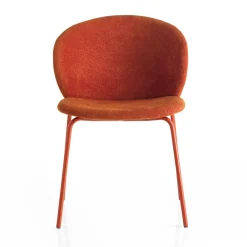 Viadurini Living Moderne Stühle-Stuhl mit Monocoque-Stoffsitz und Metallbeinen Made in Italy - Ichigo