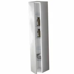 Viadurini Bathroom Badmöbel Hängend-Säule Badezimmermöbel 6 Regale mit Tür in 4 Ausführungen - Antanta