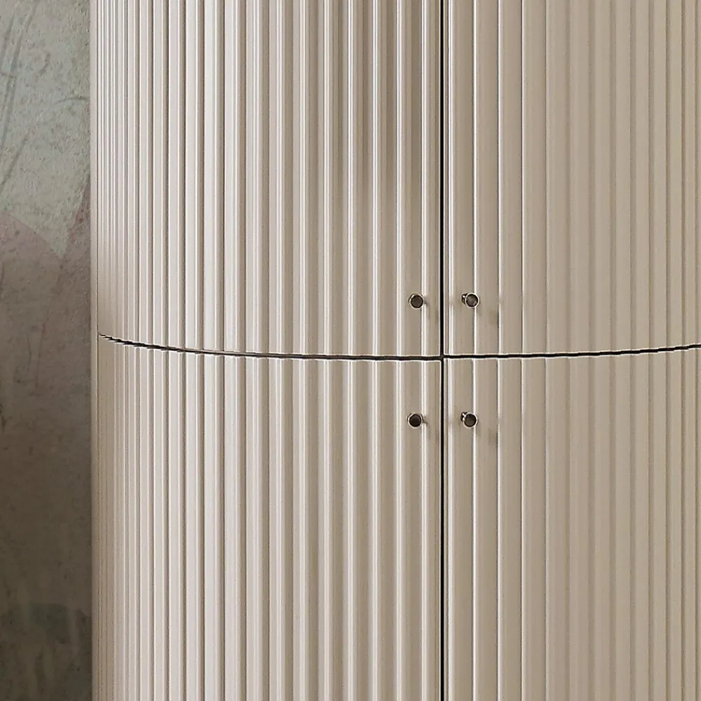 Viadurini Bathroom Badmöbel Stehend-Säule mit vier Türen mit Cannetté-Verarbeitung, hergestellt in Italien – Candy