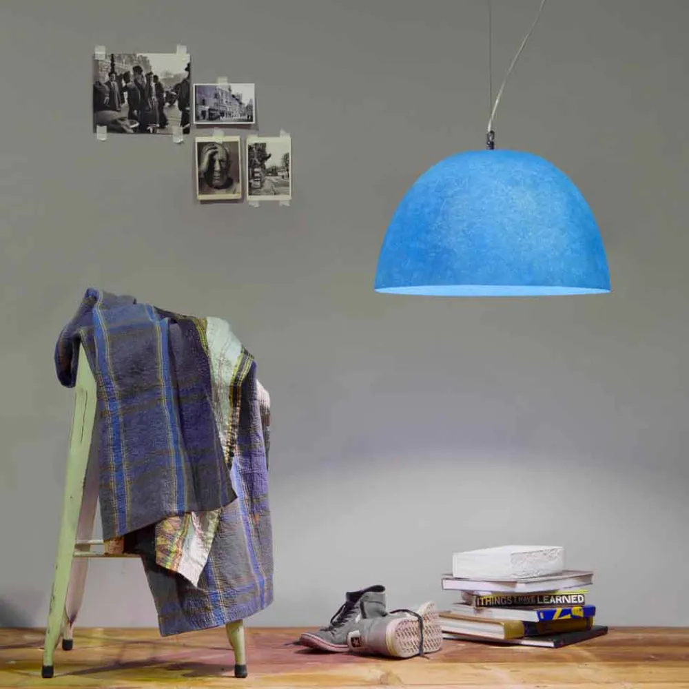 In-es.artdesign Moderne Pendelleuchten-Suspension Design Lampe H2o Colored Nebulite