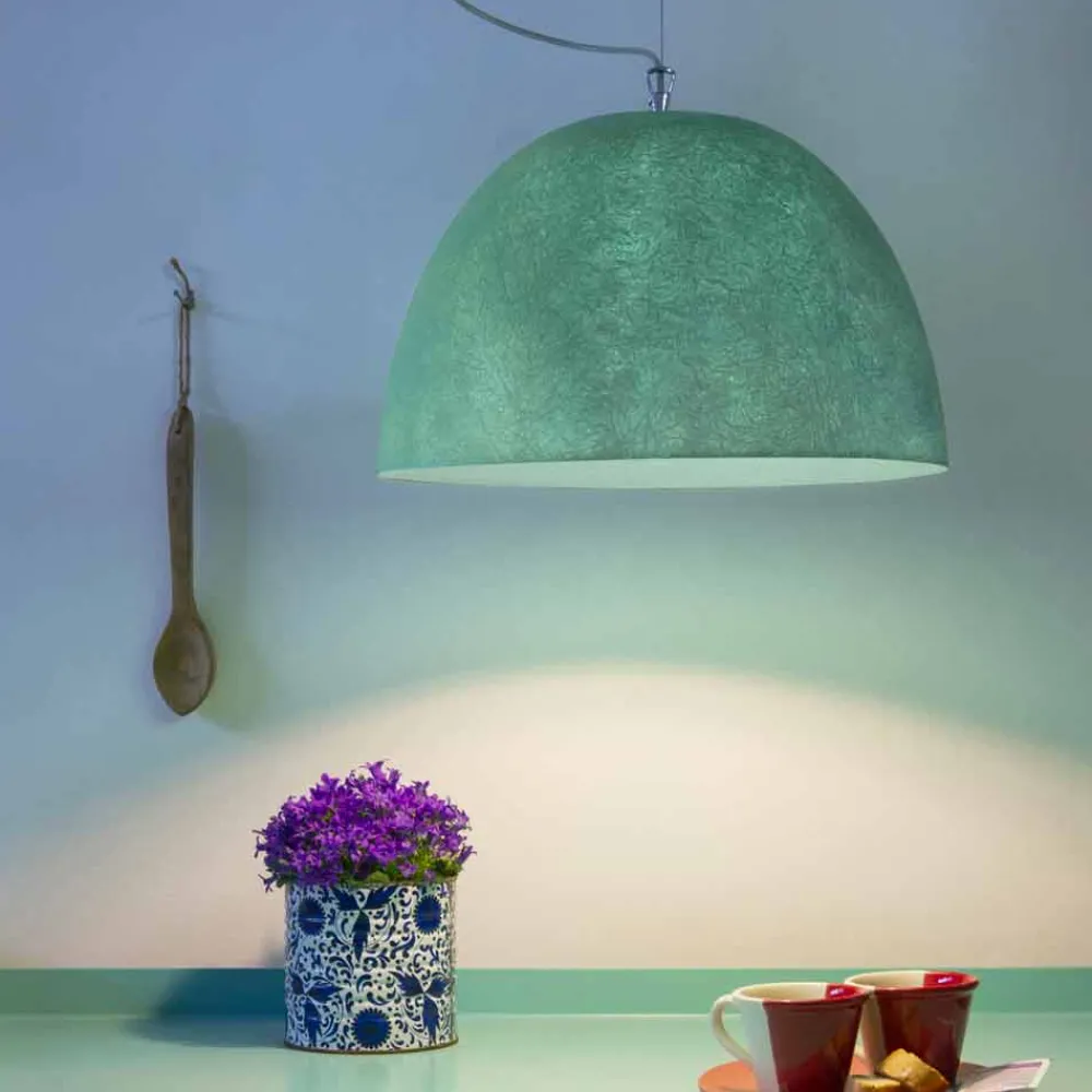 In-es.artdesign Moderne Pendelleuchten-Suspension Design Lampe H2o Colored Nebulite