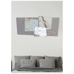 Viadurini Decor Religiöse Bilder-Tafel mit der Familie Bethlehem, hergestellt in Laser, hergestellt in Italien – Paola