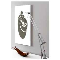 Viadurini Decor Religiöse Bilder-Tafel mit der lasergravierten Familie Made in Italy – Chiaki