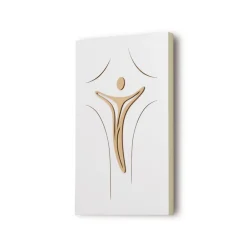 Viadurini Decor Religiöse Bilder-Tafel mit Jesus-Lasergravur, hergestellt in Italien – Bice