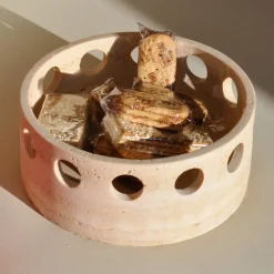 Viadurini Kitchen Küchenzubehör-Tafelaufsatz/Taschentablett aus Satinmarmor, hergestellt in Italien – Hinata