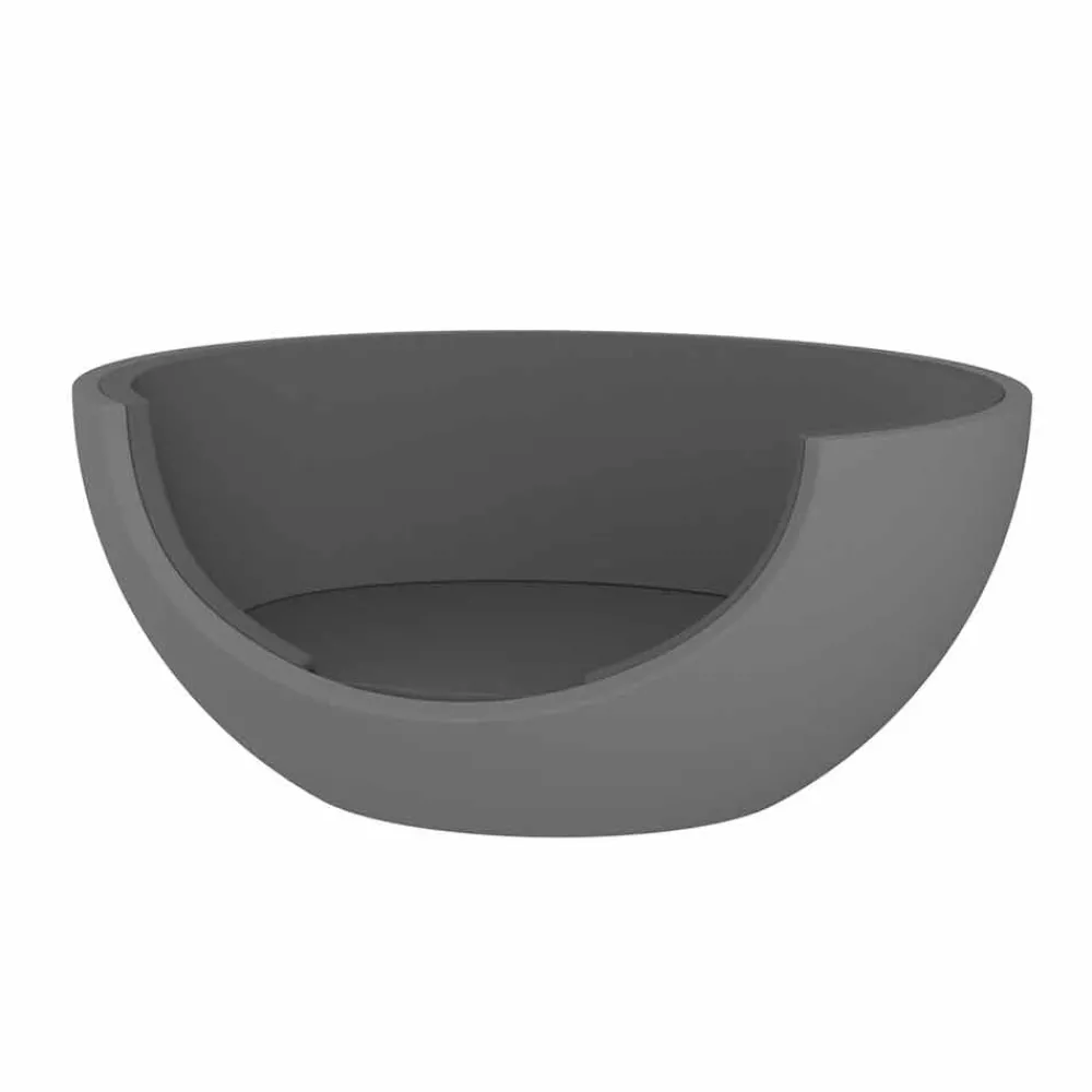 Vondom Gartensofas-Tagesbett für luxuriöses kreisförmiges Design im Freien aus Polyethylen - Ulm Moon von