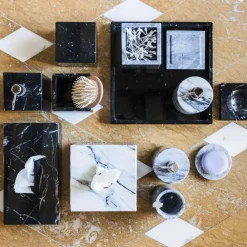 Viadurini Bathroom Badzubehör-Taschentuchhalter aus edlem schwarzem Marquinia-Marmor von Made in Italy Design - Rafa