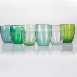 Viadurini Kitchen Gläser Set-12-teilige Wassergläser aus mundgeblasenem Glas - Guerrero