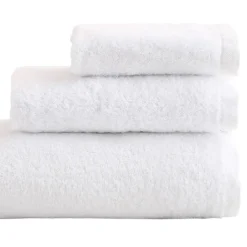 Viadurini Textile Handtücher-8-teiliges Badezimmerset aus Frottee aus reiner Baumwolle, komplett stückgefärbt – glatt