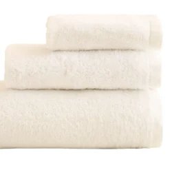 Viadurini Textile Handtücher-8-teiliges Badezimmerset aus Frottee aus reiner Baumwolle, komplett stückgefärbt – glatt