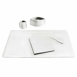 Limac Design Bürozubehör-5-teiliges Leder-Schreibtischzubehör Made in Italy - Ebe