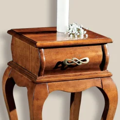 Viadurini Classic Klassische Couchtische-Telefonständer im klassischen Stil aus Holz Made in Italy - Hastings