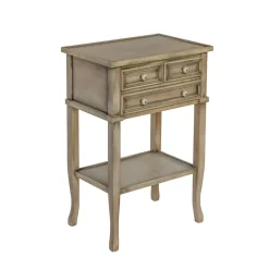 Viadurini Classic Klassische Couchtische-Telefontisch mit 3 Schubladen und Regal Made in Italy - Culsu