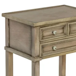 Viadurini Classic Klassische Couchtische-Telefontisch mit 3 Schubladen und Regal Made in Italy - Culsu