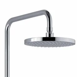 Viadurini Taps Duschsäulen-Teleskopische und verstellbare Duschsäule aus verchromtem Messing Made in Italy - Naspo