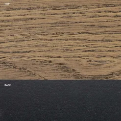 Viadurini Living Esstische Nach Mass|Esstische-Tisch aus furniertem Eichenholz und Metall Made in Italy - Seoul