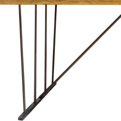 Viadurini Living Esstische Nach Mass|Esstische-Tisch aus furnierter Eiche und Metallbeine Made in Italy - Consuelo