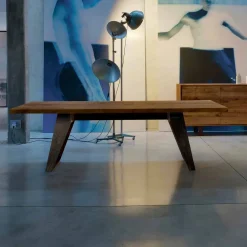 Viadurini Living Esstische Nach Mass|Esstische-Tisch aus massivem natürlichem Erlenholz, modernes Design, Antonio