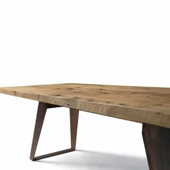 Viadurini Living Esstische Nach Mass|Esstische-Tisch aus massivem natürlichem Erlenholz, modernes Design, Antonio