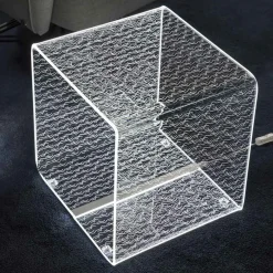 Viadurini Lighting Moderne Couchtische-Tisch Bright LED RGB Transparent Acryl Laser Decor - Robiola