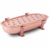 Viadurini Kitchen Kochgeschirr-Tisch Chafing Dish für Kupfertöpfe Made in Italy 45x23 cm - Mariaelena