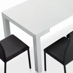 Viadurini Living Ausziehbare Esstische-Tisch mit Innenverlängerungen und Klappkante aus Laminat, hergestellt in Italien – Gordito