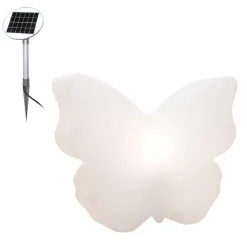 Viadurini Lighting Design Beleuchtung|Designer Stehlampen-Tisch- oder Stehlampe für drinnen oder draußen, weißer Schmetterling - Farfallastar