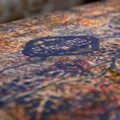 Viadurini by Marchi 1633 Tischdecken-Tischdecke der italienischen Kunst mit Hand Cotton Printed Unique Piece