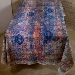 Viadurini by Marchi 1633 Tischdecken-Tischdecke der italienischen Kunst mit Hand Cotton Printed Unique Piece