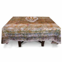 Viadurini by Marchi 1633 Tischdecken-Tischdecke der italienischen Kunst mit Hand Cotton Printed Unique Piece