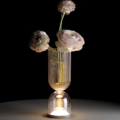 Viadurini Lighting Design Tischlampen-Tischlampe / Vase aus Polymethylmethacrylat in 2 Farben - Lucis