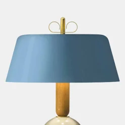Il Fanale Design Tischlampen-Tischlampe aus Aluminium und Messing 5 Luxusausführungen - Bonton von