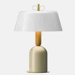 Il Fanale Design Tischlampen-Tischlampe aus Aluminium und Messing 5 Luxusausführungen - Bonton von