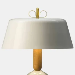 Il Fanale Design Tischlampen-Tischlampe aus Aluminium und Messing 5 Luxusausführungen - Bonton von
