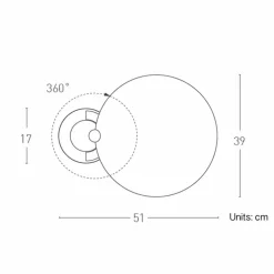 Viadurini Lighting Moderne Tischlampen-Tischlampe aus Chrom oder schwarzem Metall mit LED Made in Italy - Orlando