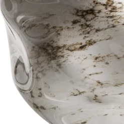 Viadurini Lighting Design Tischlampen-Tischlampe aus dunklem Messing und Steinglas, hergestellt in Italien – Bottega