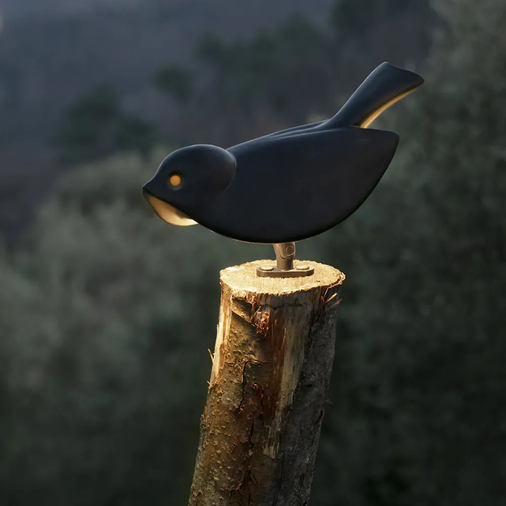 Viadurini Lighting Design Beleuchtung-Tischlampe aus emaillierter toskanischer Majolika Made in Italy - Uccellino