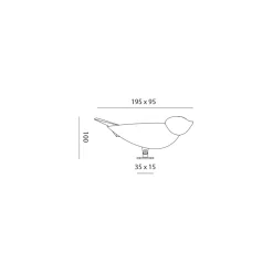 Viadurini Lighting Design Beleuchtung-Tischlampe aus emaillierter toskanischer Majolika Made in Italy - Uccellino